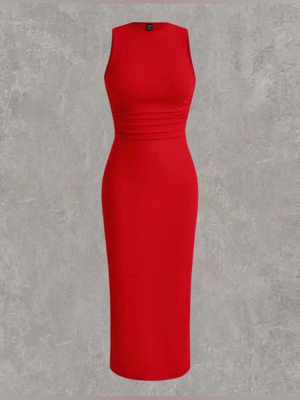 SHEIN- Red Sleeveless Bodycon Dress- Size 2XL